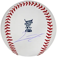 Junior Caminero Tampa Bay Rays Autographed 2026 MLB Home Run Derby Logo Baseball