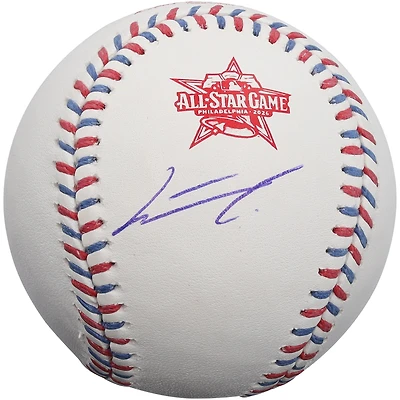 Junior Caminero Tampa Bay Rays Autographed 2026 MLB All-Star Game Logo Baseball