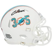 Chris Bell Miami Dolphins Autographed Riddell 305 Speed Mini Helmet