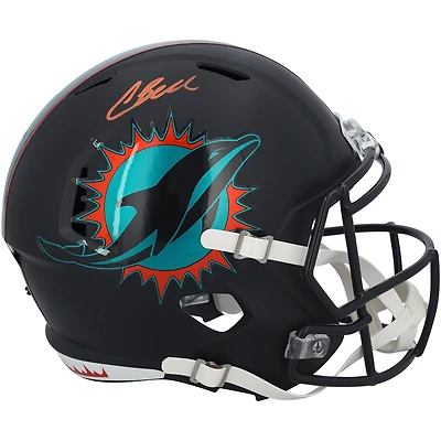 Chris Bell Miami Dolphins Autographed Riddell Rivalry Speed Replica Helmet