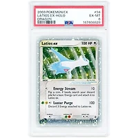 Latios EX 2003 Pokemon EX Dragon Holo Rare #94 PSA Authenticated 6 Card