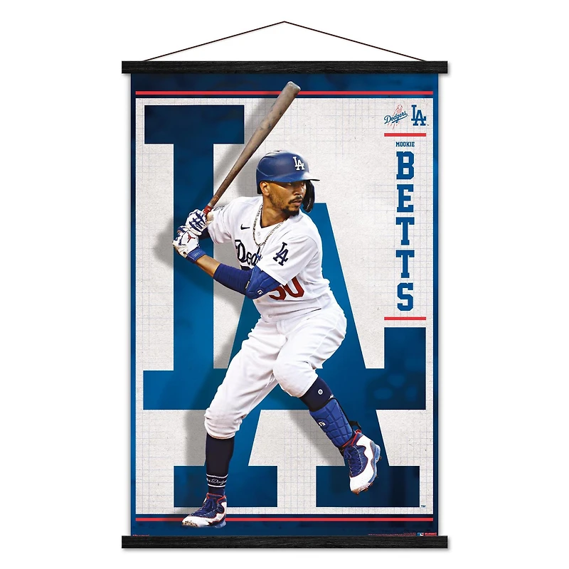 Mookie Betts Los Angeles Dodgers 23" x 34" Poster