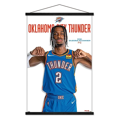 Shai Gilgeous-Alexander Oklahoma City Thunder 23" x 34" Poster