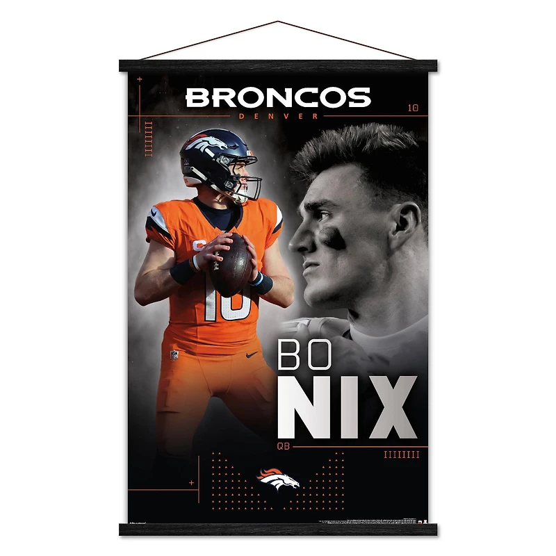 Bo Nix Denver Broncos 23" x 34" Poster