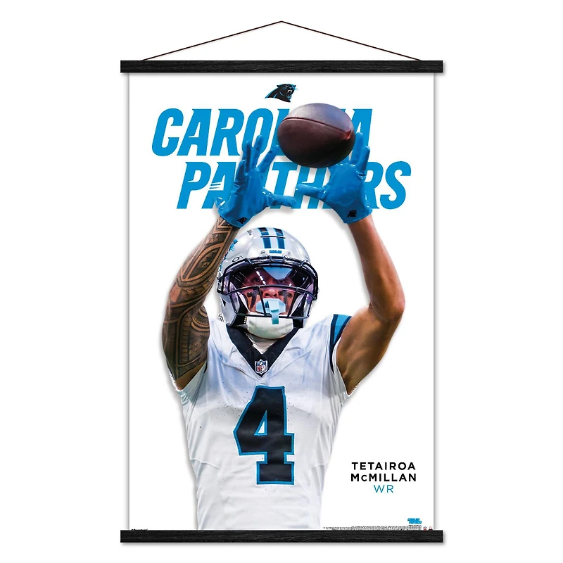 Tetairoa McMillan Carolina Panthers 23" x 34" Poster