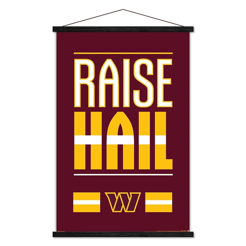 Washington Commanders 23" x 34" Team Poster