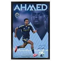 Ali Ahmed Vancouver Whitecaps FC 23" x 34" Framed Poster