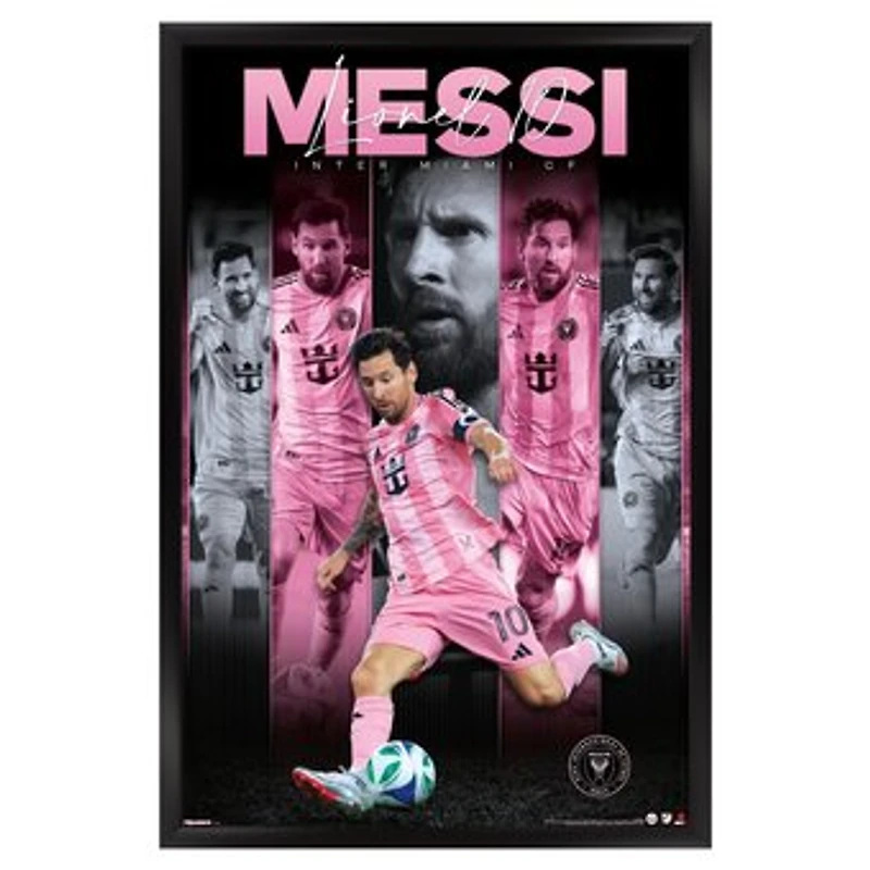 Lionel Messi Inter Miami CF 23" x 34" Framed Poster