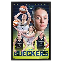 Paige Bueckers Dallas Wings 23" x 34" Framed Poster