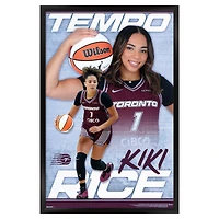 Kiki Rice Toronto Tempo 23" x 34" Framed Team Poster