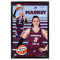 Marina Mabrey Toronto Tempo 23" x 34" Framed Team Poster