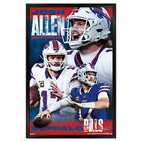 Josh Allen Buffalo Bills 23" x 34" Framed Poster