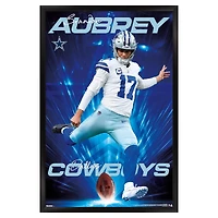 Brandon Aubrey Dallas Cowboys 23" x 34" Framed Poster