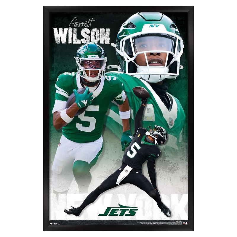Garrett Wilson New York Jets 23" x 34" Framed Poster