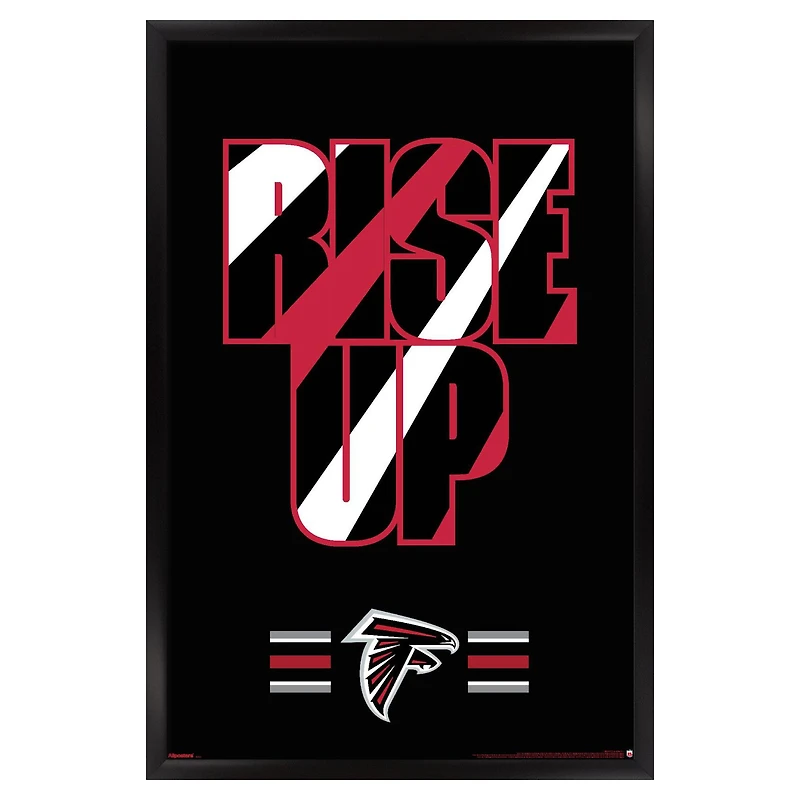 Atlanta Falcons 23" x 34" Framed Team Poster