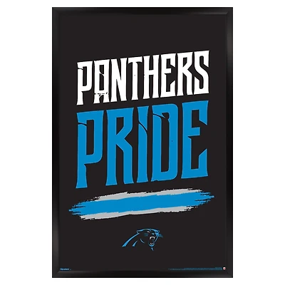 Carolina Panthers 23" x 34" Framed Team Poster