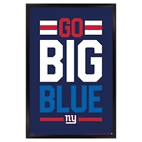 New York Giants 23" x 34" Framed Team Poster