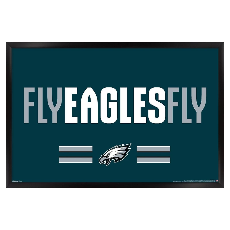 Philadelphia Eagles 23" x 34" Framed Team Poster