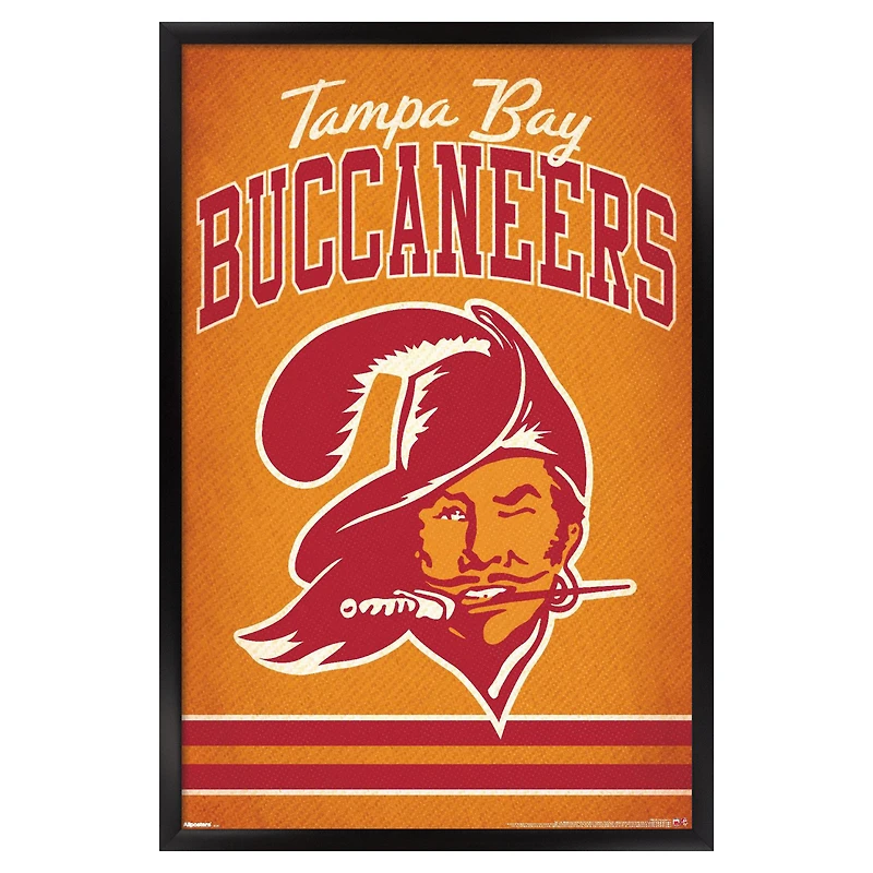 Tampa Bay Buccaneers 23" x 34" Framed Team Poster
