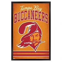 Tampa Bay Buccaneers 23" x 34" Framed Team Poster