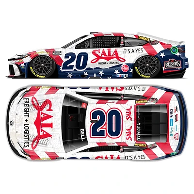 Action Racing Christopher Bell 2026 #20 Saia Freight + Logistics Patriotic 1:24 Regular Paint Die-Cast Toyota Camry XSE