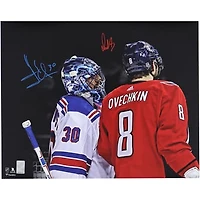 Alex Ovechkin & Henrik Lundqvist Autographed 16" x 20" Spotlight Photograph