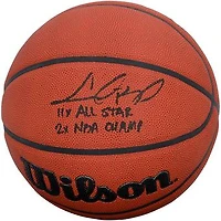 Chris Bosh Miami Heat Autographed Wilson Authentic Series Indoor/Outdoor Basketball with "11X All-Star and 2X NBA Champ" Inscription