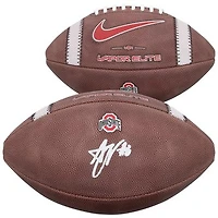 Arvell Reese Ohio State Buckeyes Autographed Nike Vapor Elite Game Football