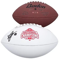 Arvell Reese Ohio State Buckeyes Autographed Baden White Panel Football