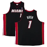 Chris Bosh Miami Heat Autographed Black Mitchell & Ness 2012 Swingman Jersey