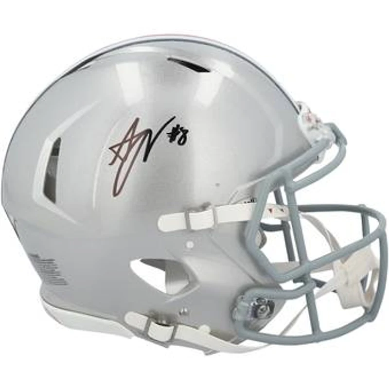Arvell Reese Ohio State Buckeyes Autographed Riddell Speed Authentic Helmet