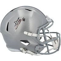 Arvell Reese Ohio State Buckeyes Autographed Riddell Speed Replica Helmet