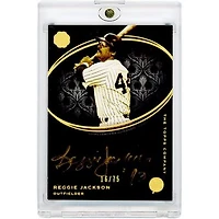 Reggie Jackson New York Yankees Autographed 2016 Topps The Mint Gold Ink #GEA-RJA #16/75 Card