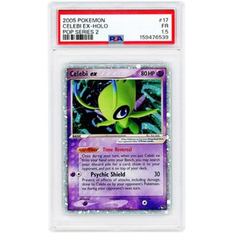 Celebi EX 2005 Pokemon Pop Series 2 Holo Rare #17 PSA Authenticated 1.5 Card