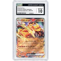 Charizard EX 2023 Pokemon 151 Japanese Double Rare #6 CGC Authenticated 10 Card