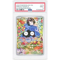 Erika's Tangela 2026 Pokemon Ascended Heroes Illustration Rare #218 PSA Authenticated 9 Card