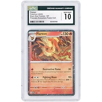 Flareon 2025 Pokemon Prismatic Evolution Pre Poster Collection Cosmos Holo Promo #167 CGC Authenticated 10 Card