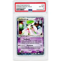 Gardevoir EX 2003 Pokemon EX Sandstorm Holo Rare #96 PSA Authenticated 6 Card