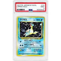 Lapras 1997 Pokemon Fossil Japanese Holo Rare #131 PSA Authenticated 9 Card
