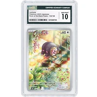Lechonk 2023 Pokemon Ruler of the Black Flame Japanese Art Rare #120 CGC Authenticated 10 Card