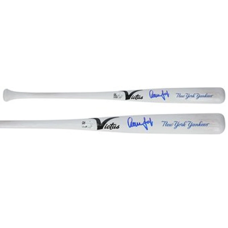 Aaron Judge New York Yankees Autographed Victus Team ID Mini Bat