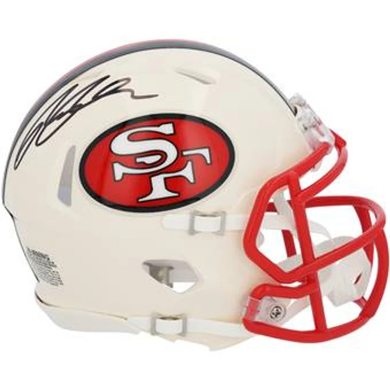 Ricky Pearsall San Francisco 49ers Autographed Riddell Retro Speed Mini Helmet