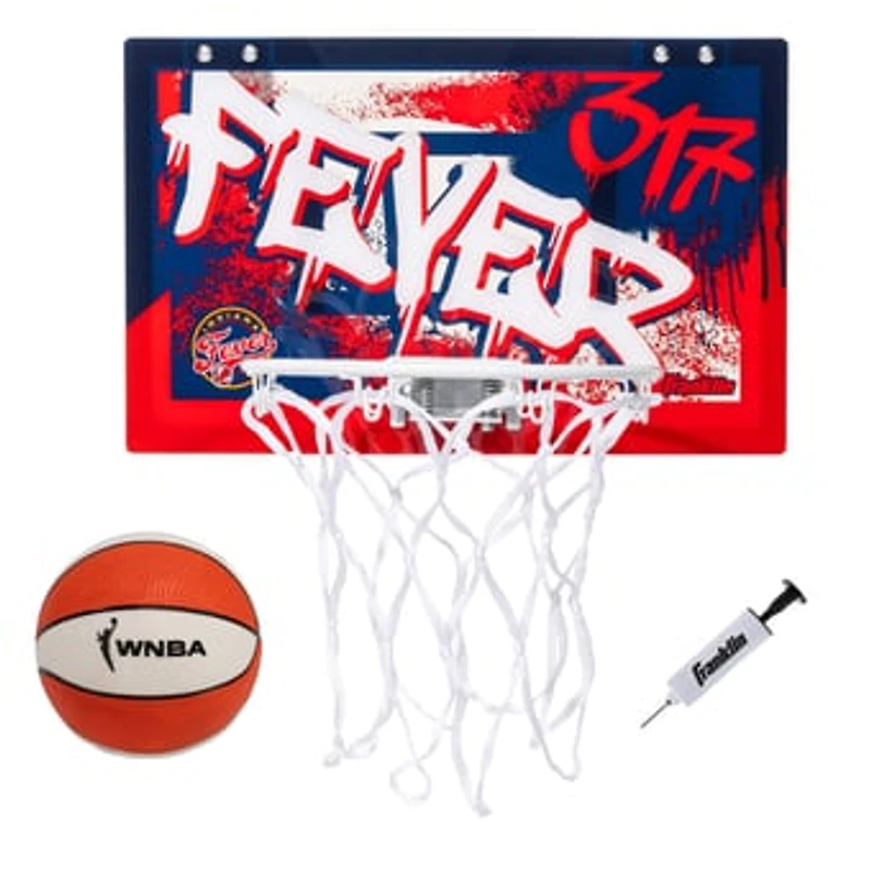 Franklin Sports Indiana Fever Over-the-Door Basketball Hoop Set