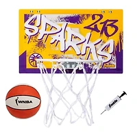 Franklin Sports Los Angeles Sparks Over-the-Door Basketball Hoop Set
