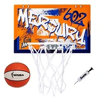 Franklin Sports Phoenix Mercury Over-the-Door Basketball Hoop Set