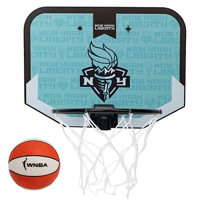 Franklin Sports New York Liberty Mini Over-the-Door Basketball Hoop Set