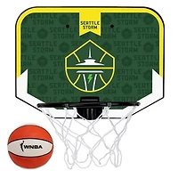 Franklin Sports Seattle Storm Mini Over-the-Door Basketball Hoop Set