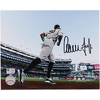 Aaron Judge New York Yankees Autographed 8" x 10" Running Out of Dugout Photograph
