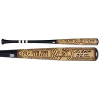 Andy Pettitte New York Yankees Autographed Pillbox Bat Company Mural Series Bat with "MLB Rec 19 Post Season Wins" Inscription - Limited Edition #5/5