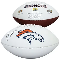 Jaylen Waddle Denver Broncos Autographed Jardin White Panel Football